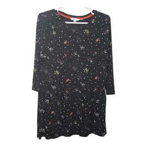 Boden M Starburst Confetti Jersey Drop Waist Dress